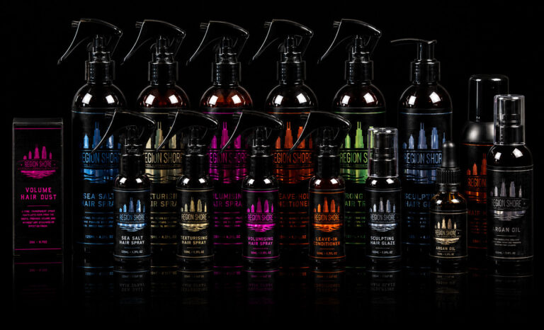 Region Shore grooming product lineup
